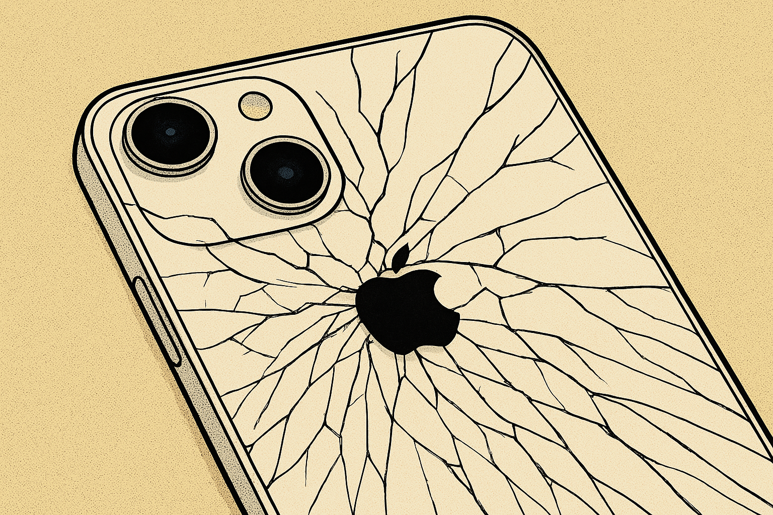 iPhone15 背面割れは“軽傷”に見えて実はかなり危険です｜スマートクール浦和美園店（イオンモール浦和美園2階）