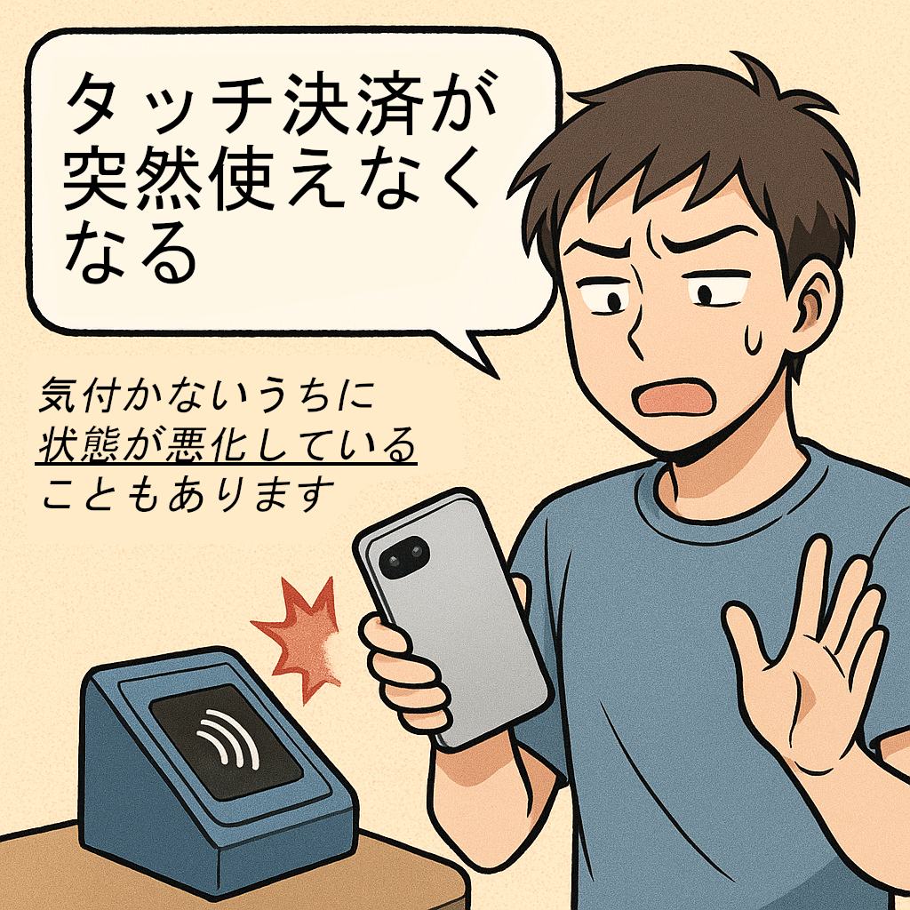 Pixel 8aのタッチ決済を直しました