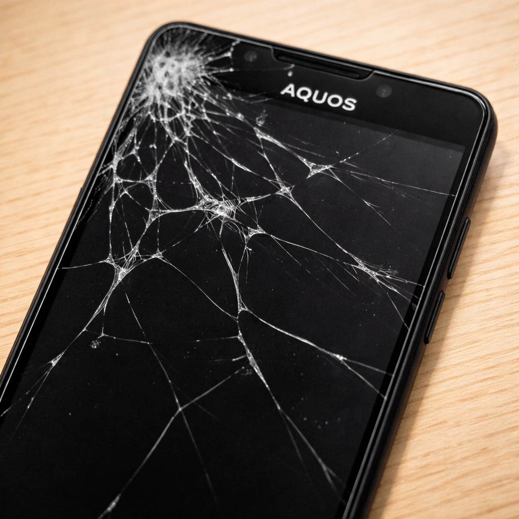 浦和美園でAQUOSの画面割れ修理ならスマートクール浦和美園店