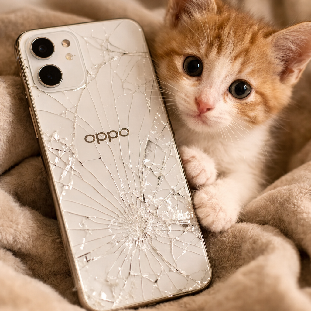 浦和美園でOPPOの背面割れ修理なら即日対応可能